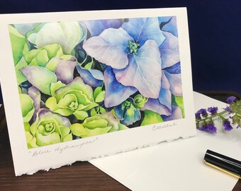 Watercolor Greeting Card Blank Inside 5x7 Printable Greeting Card Mary and Joseph Instant Download Hand Painted W111