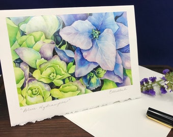 Assorted Blank 5x7 Floral Note Cards, Flowers, Photo Cards, Original Watercolor Paintings, Suitable for Framing, Greeting Cards