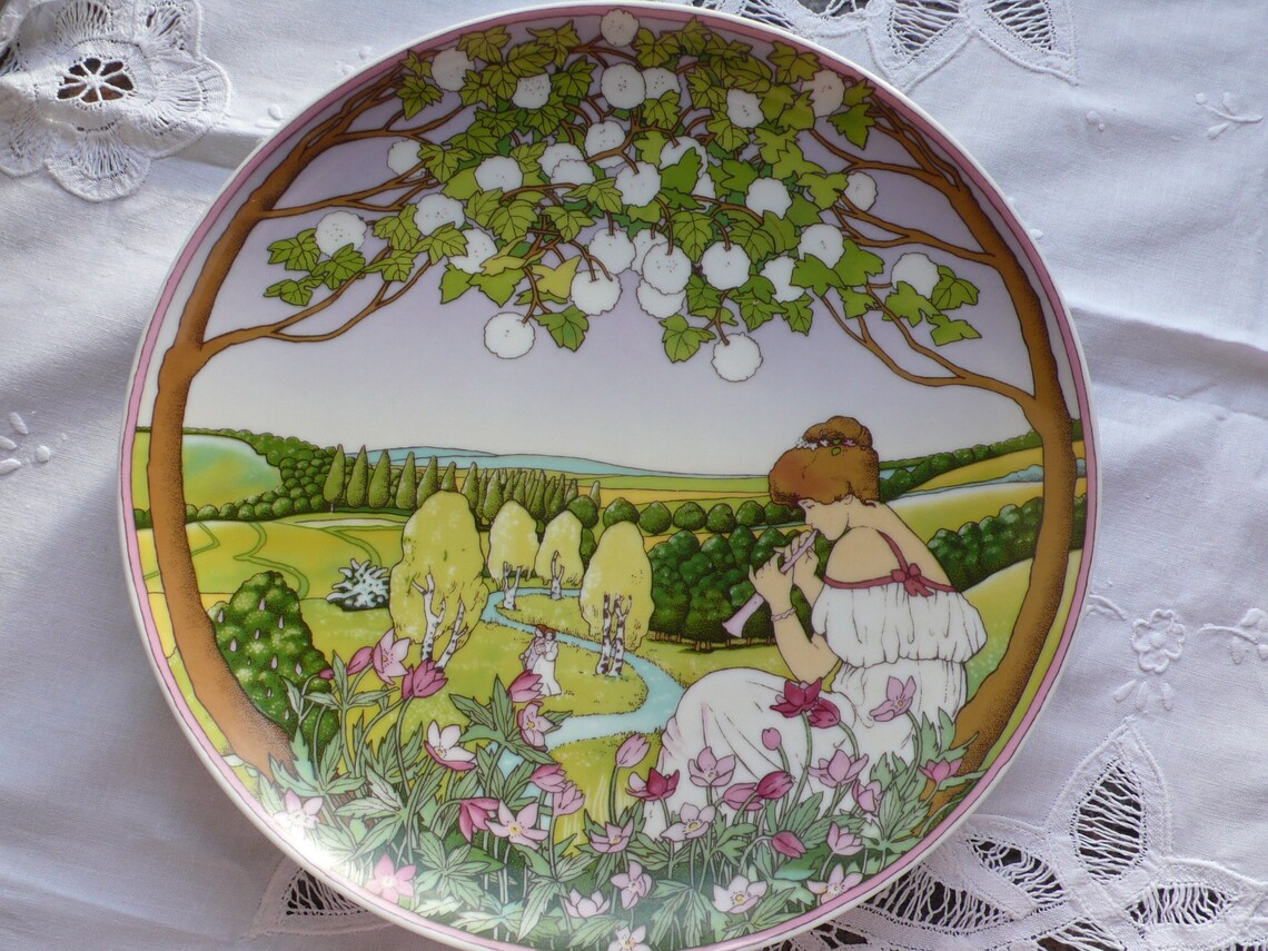 VILLEROY & BOCH Heinrich West Germany Porcelain Wall Plate - Etsy