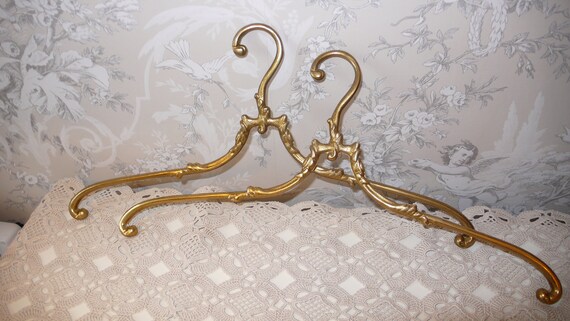 brass clothes hangers