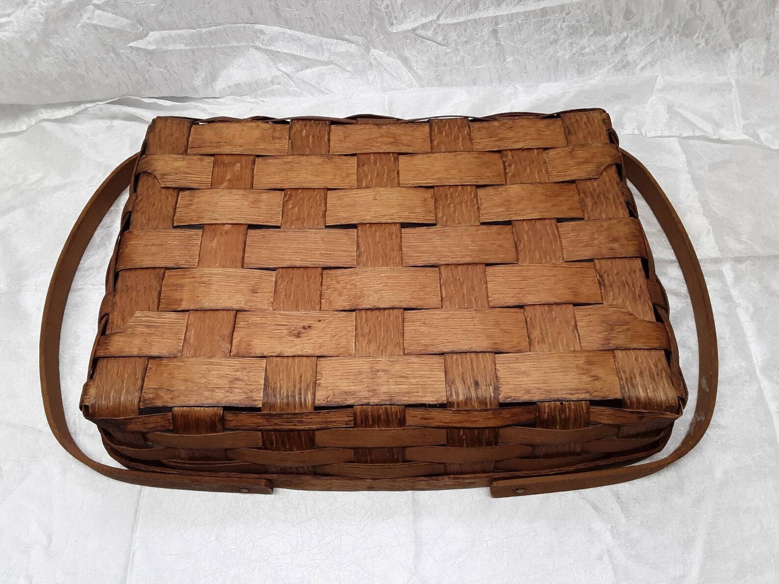 Antique Splint Oak Gathering Basket Circa 1900 - Etsy