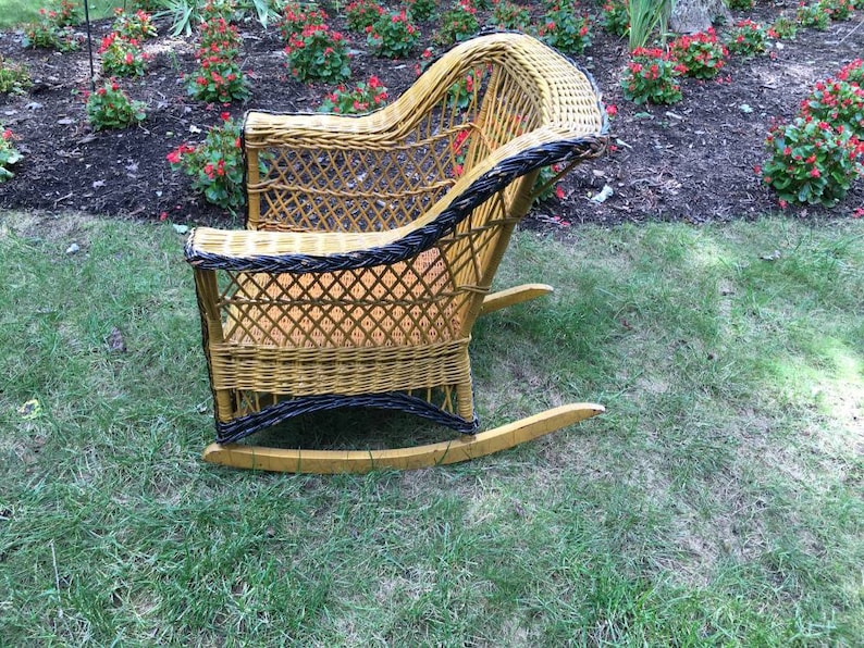 Rare Antique Wicker Set Circa 1915 Bar Harbor 5 Pieces Etsy