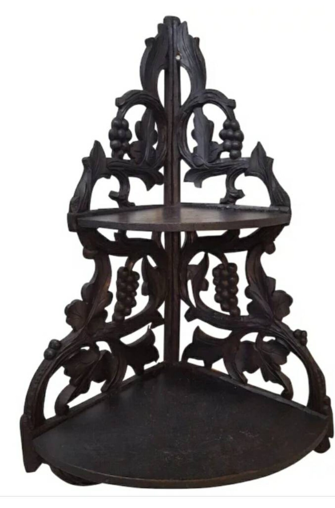 Antique Hanging Corner Shelf Circa 1870's Etsy
