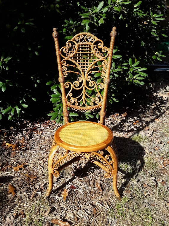 Victorian online wicker chair