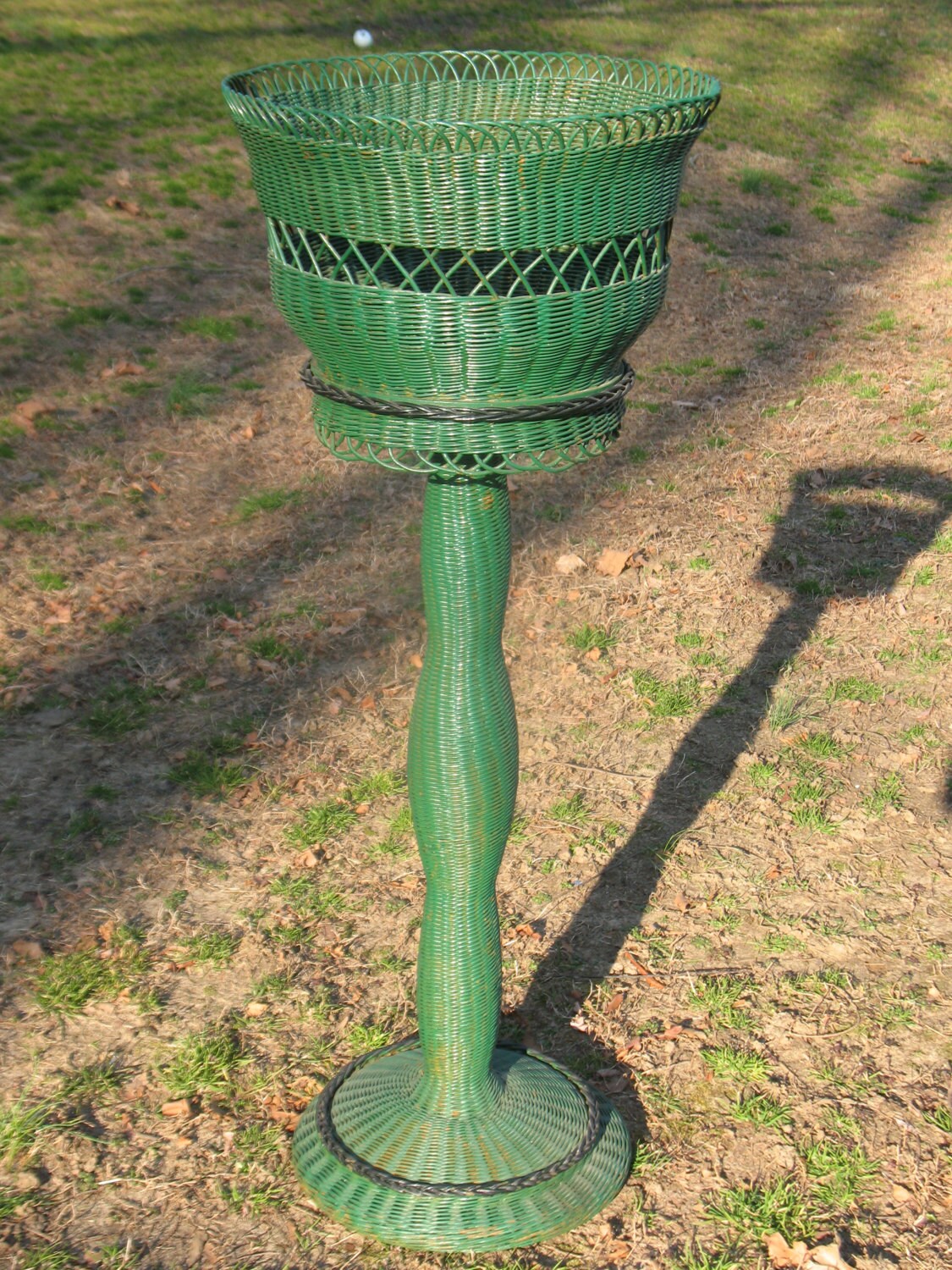 Antique Wicker Fernery in Original Colors Circa 1920's Etsy