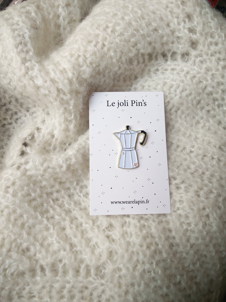 Pin's émaillé Cafetière