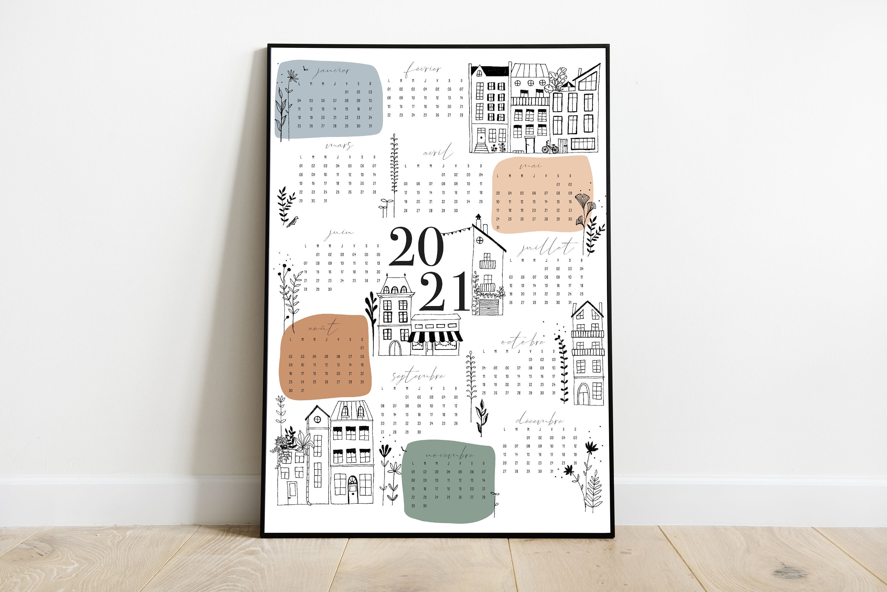 Affiche Calendrier 2021