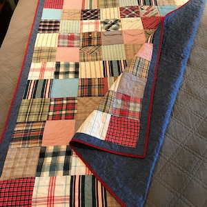 Deposit for Memory Quilt From Loved One's Clothing - Etsy