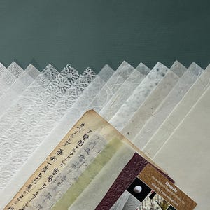 Documenti giapponesi per il workshop di Donna Watson attraverso Fiber Arts Take Two