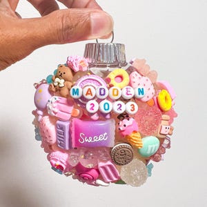 Personalized Christmas Ornament Custom Name Ornament for Kids | Child Keepsake Ornament | Baby First Christmas | Gift for Girl Boy