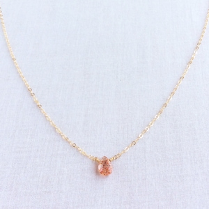 Oregon Sunstone Necklace, Sunstone Necklace, Oregon Sunstone Jewelry, Sunstone Jewellry, 14k Dainty Necklace, Oregon Necklace, Choker,GN48