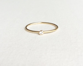 Dainty Gold Ring, Dainty Ring, Dainty Ring for Women, Thin Gold Ring, Thin Gold Ring for women, Gold Filled Ring, Minimal Ring Gold RGFCZ