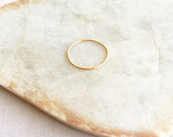 14K Gold gefüllt Ring, Gold Ring, dünne Gold Ring, Gold minimalistischen Ring, minimalistischen Ring, Gold Stapelring, dünne Gold Ring, Gold Ring RGF