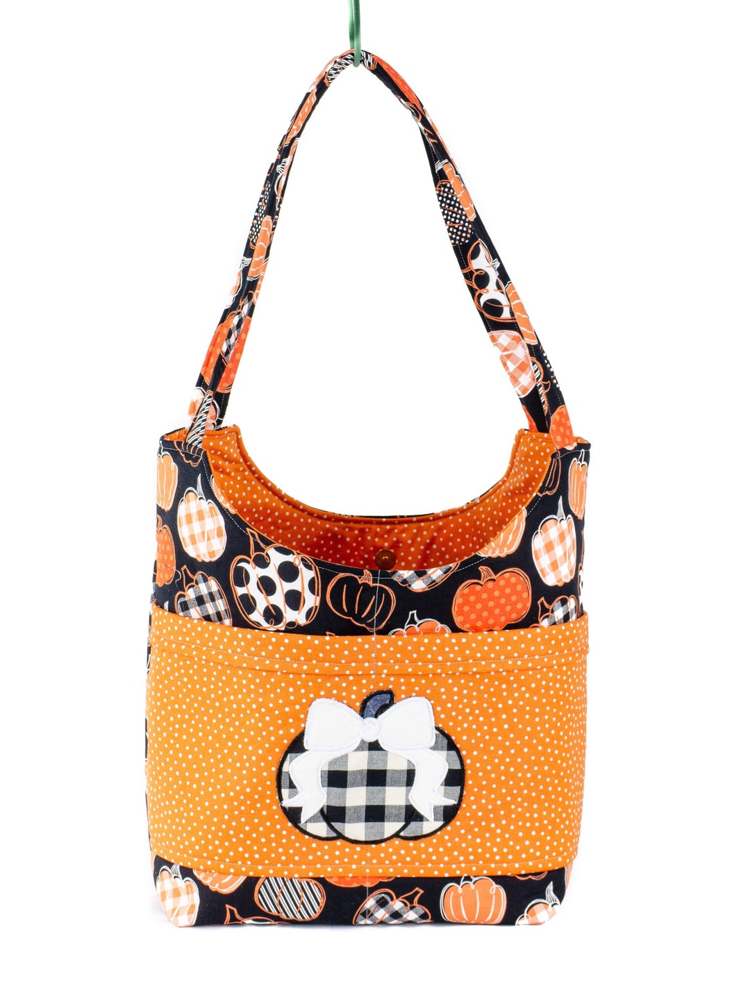 Fall Tote, Pumpkin Purse, Gift for Friend, Autumn Bag, Thanksgiving Day, Harvest Thanks
