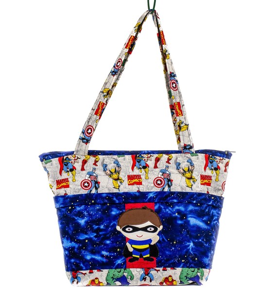 superhero diaper bag