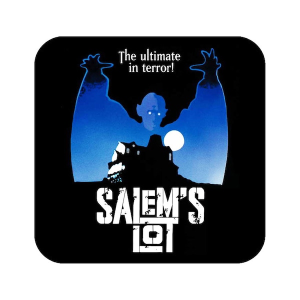 Salems Lot Drink Coaster Barlow Coaster Stephen King Drink Coaster Vampire Coaster Horror Drink Coaster 80s Horror Coaster