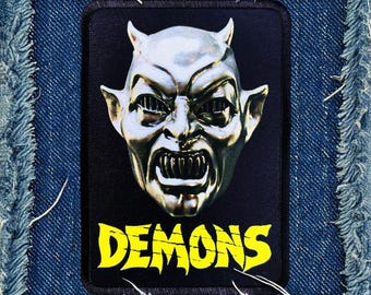 Demons Movie Patch, 80s Horror, Iron On Applique