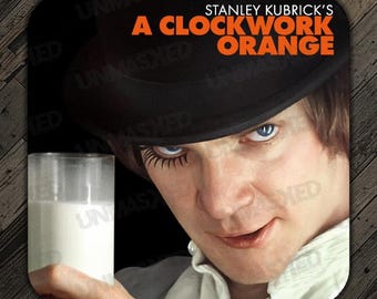 A Clockwork Orange Coaster, Stanley Kubrick Dystopian Sci-Fi Barware