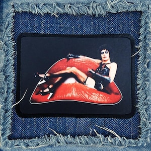 The Rocky Horror Picture Show Patch RHPS Patch Frank-N-Furter Patch Rocky Horror Lips Patch Horror Patch Iron On Patch Punk Patch