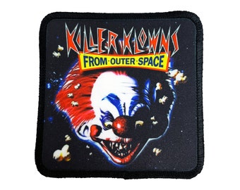 Killer Klowns Patch Killer Klowns from Outer Space Patch Killer Klowns Punk Patch Horror Patch Iron On Patch Jacket Patch 80s Horror Patch