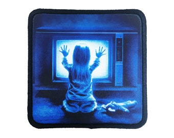 Poltergeist Patch Horror Patch 80s Horror Iron On Patch Jacket Patch Punk Patch