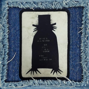 The Babadook Patch Babadook Patch Mr. Babadook Patch Mister Babadook Patch Horror Patch Punk Patch Iron On Patch Jacket Patch