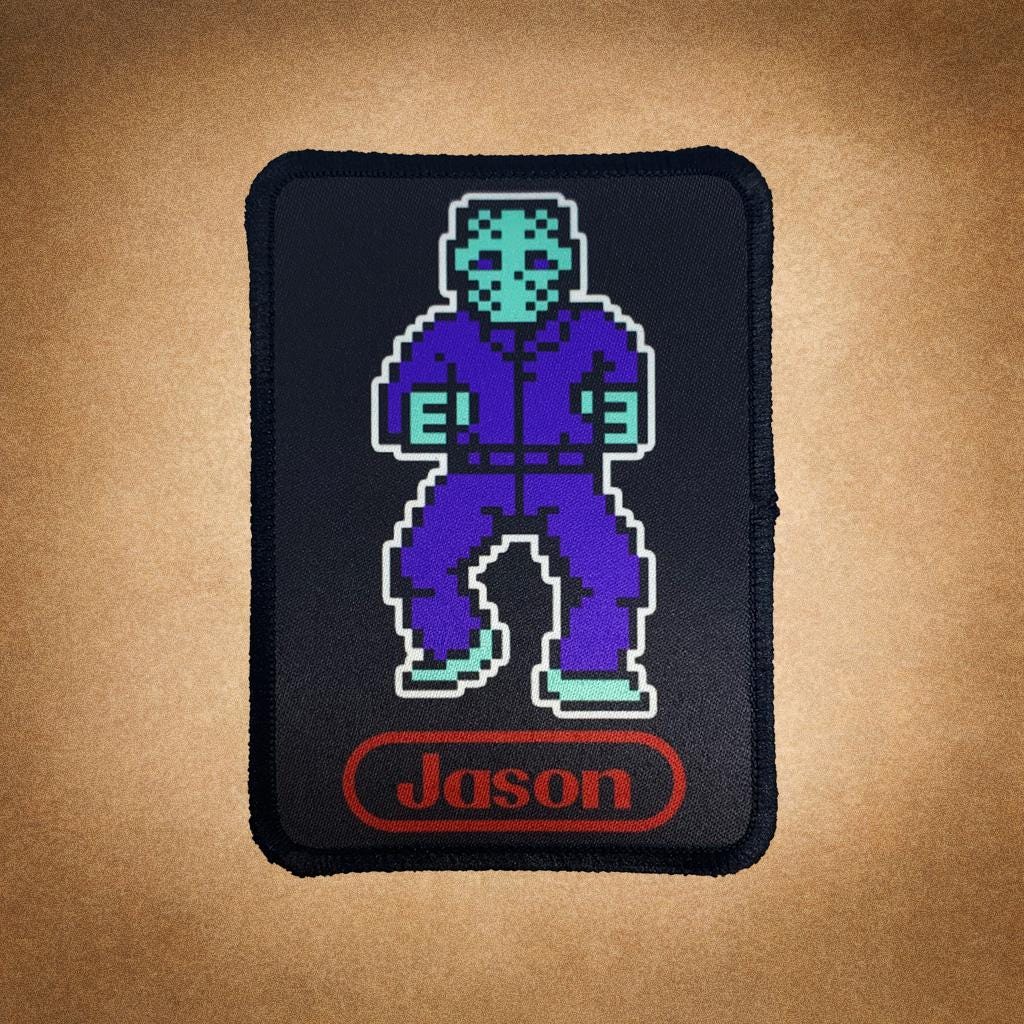 8-bit Jason Patch NES Jason Patch Nintendo Jason Voorhees Patch