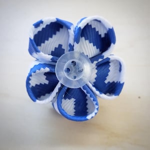 Blue and White Men Lapel Flower.   Lapel Flower.  Flower Lapel  Wedding Lapel Flower,Wedding  Lapel Pin f