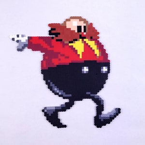 Sonic the Hedgehog, Birdnik, Bügelperlen, Wandkunst, Sega, Perler, Magnet, Videospiel, Pixel-Art, Gamer, kawaii, Tails, Genesis