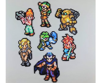 Chrono Trigger Perler Sprite: 16-bit Pixel Art Decoration