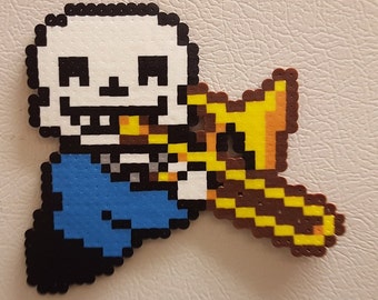 Minecraft Pixel Art Templates: Sans - Undertale