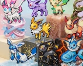 ポケモン イーブイ進化系 パーラービーズ 冷蔵庫マグネットセット