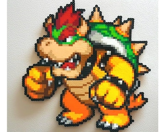 Super Mario Kart Bowser : r/beadsprites