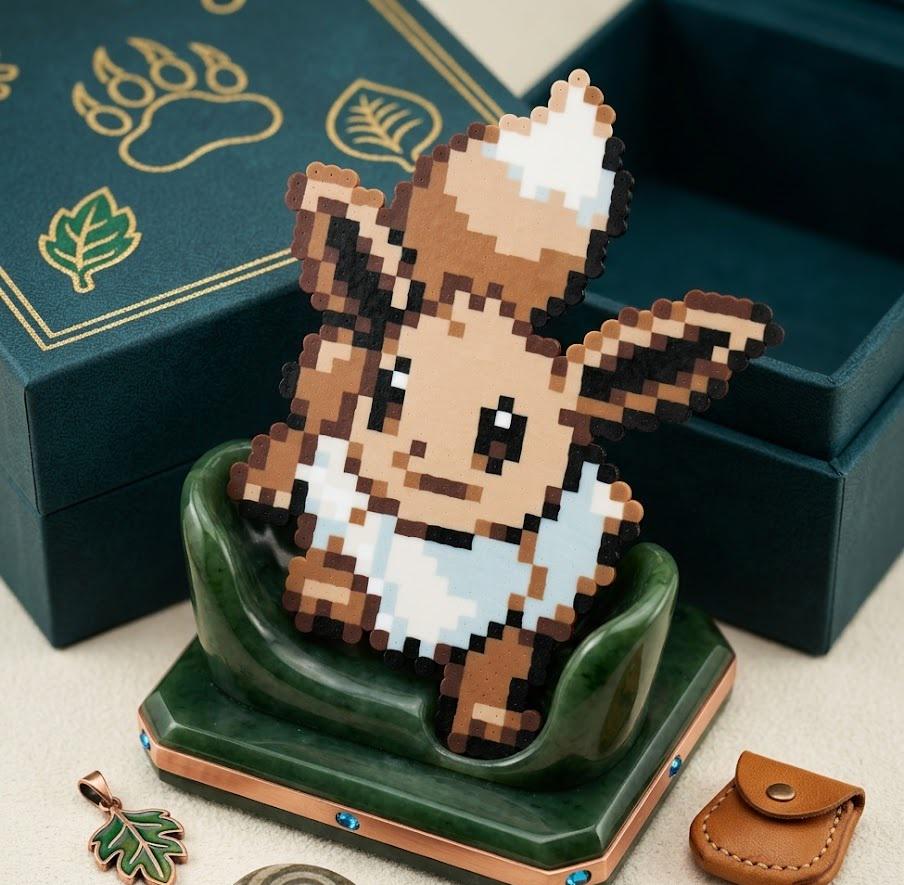 イーブイのパーラーアートマグネット、ポケモンイーブイギフト、8