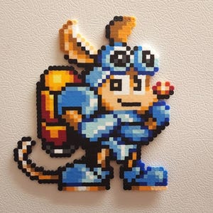 Magnet perler Sparkster : Fan Art Aventures de Rocket Knight