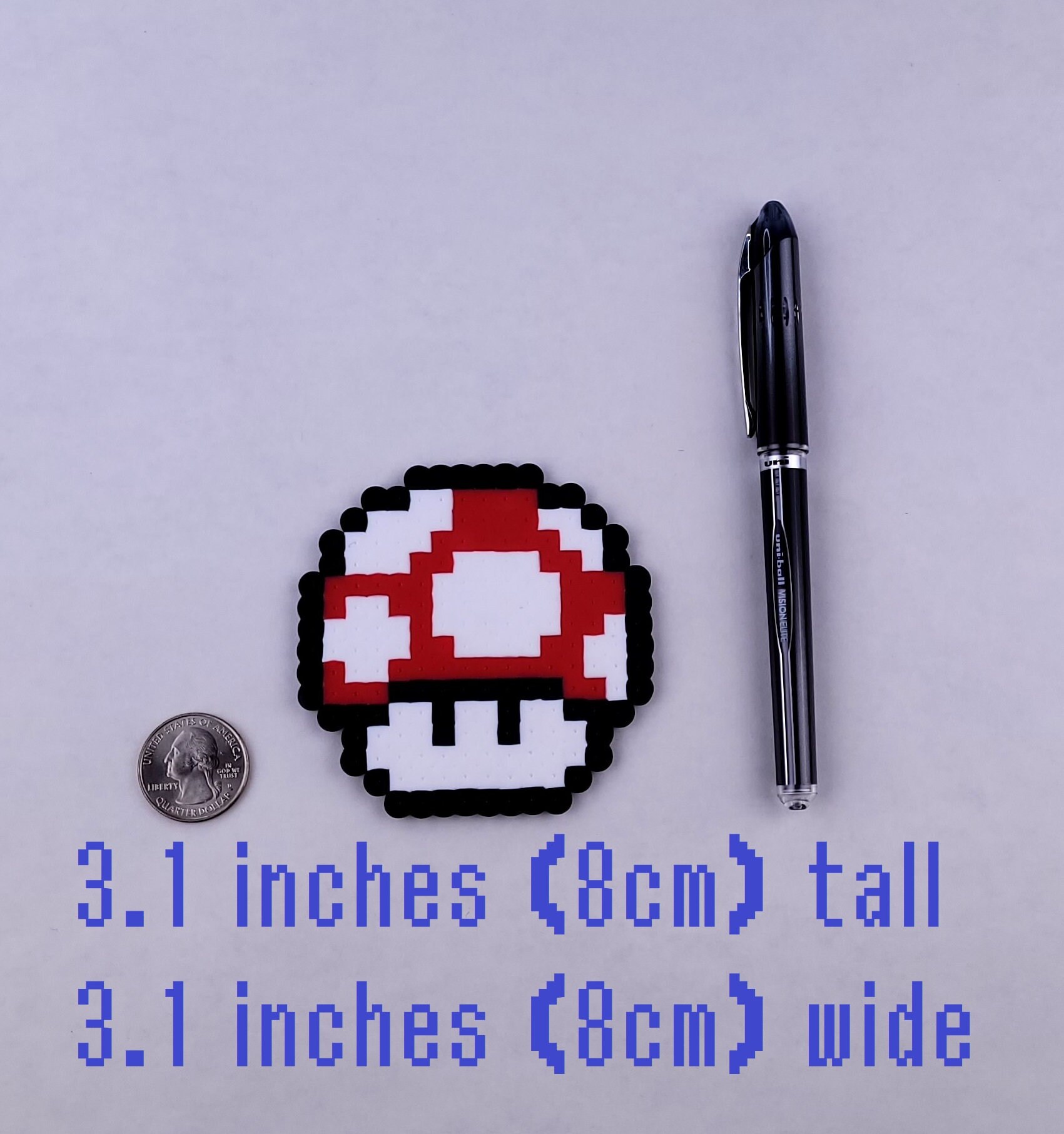 マリオ パーラービーズ パワーアップ: 8ビット ピクセルアート - Etsy 日本