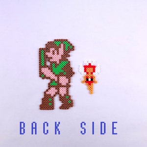 Link Perler, Perler Beads, The legend of Zelda, Perler, hama beads, gifts for gamers, Breath of the Wild, fridge magnet, pixel art