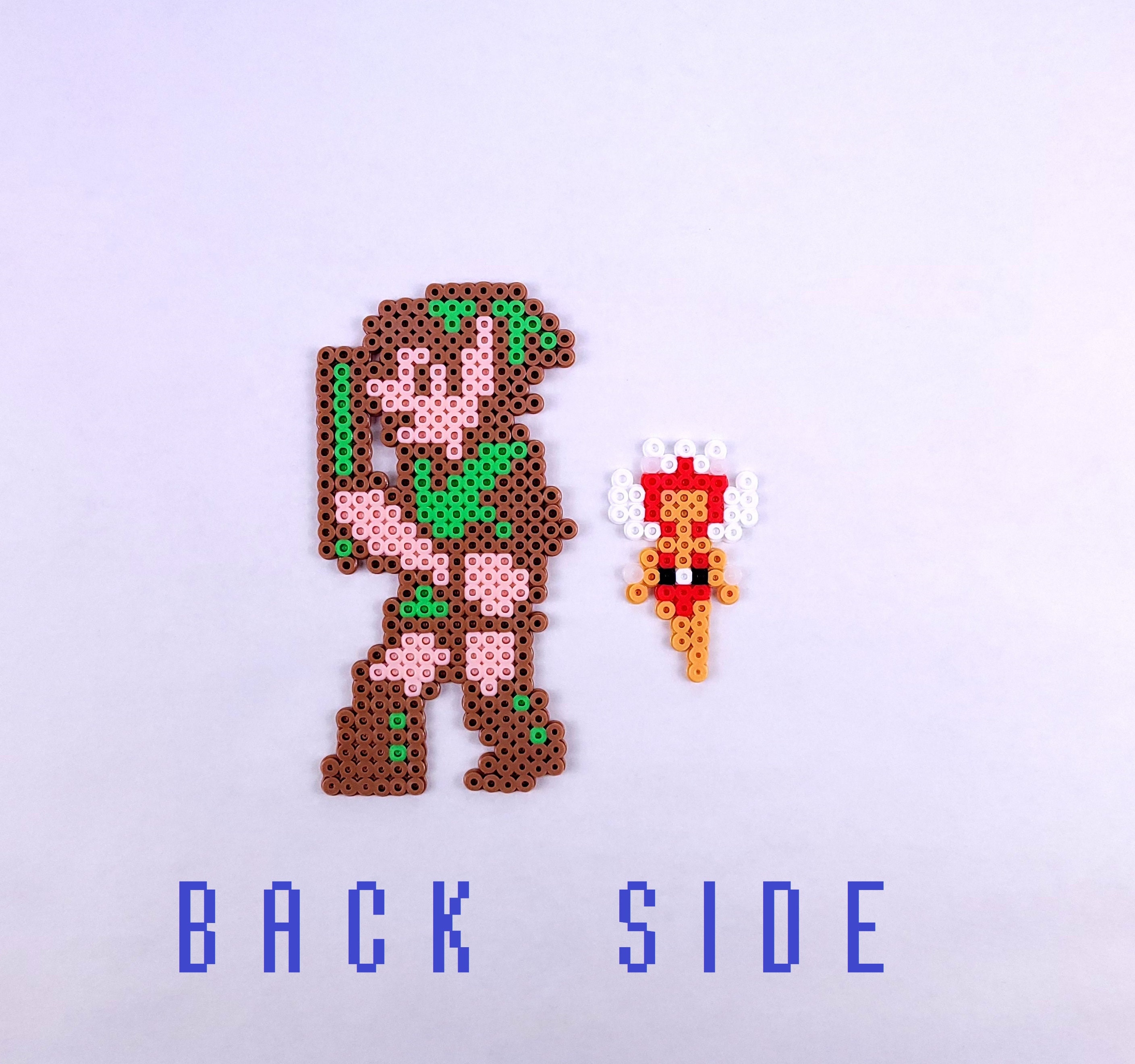 Zelda Link 5 Bead Sprite Pixel Art 8-bit Perler Handmade Legend of Zelda  NES