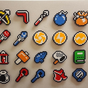 Legend of Zelda Perler Bead Sprite: A Link to the Past Pixel Art