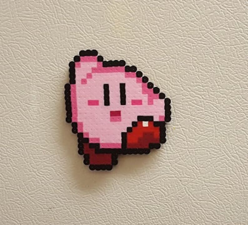 Kirby perler dreamland perler bead art hama beads nerd Etsy
