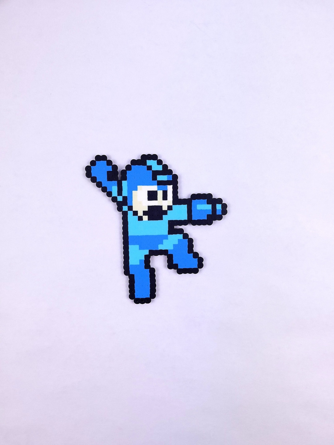 Mega Man Perler Beads Pixel Art Fridge Magnet Megaman 8 Bit Perler mega-man-perler-beads-pixel-art-fridge-magnet-megaman-8-bit-perler