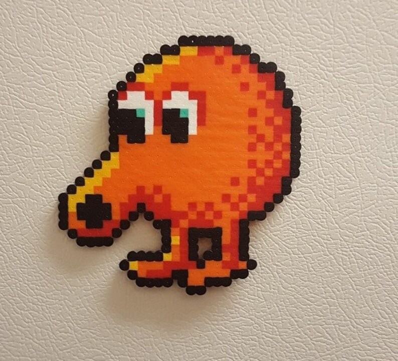 QBert Perler Beads Arcade retro game nes Qbert hama Etsy