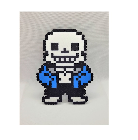 Pixel art of sans from undertale