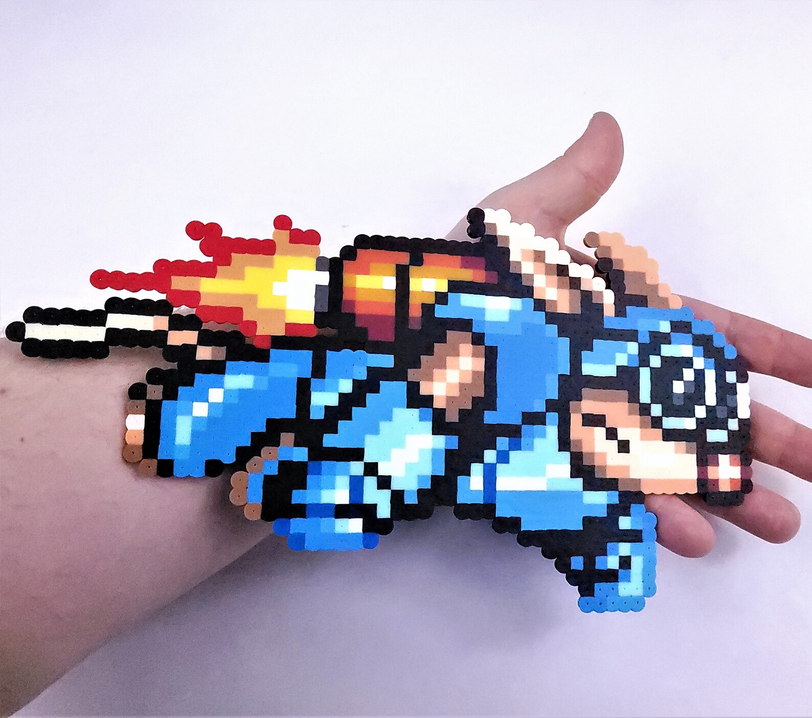 Sparkster Perler Beads 8 Bit Pixel Art Etsy