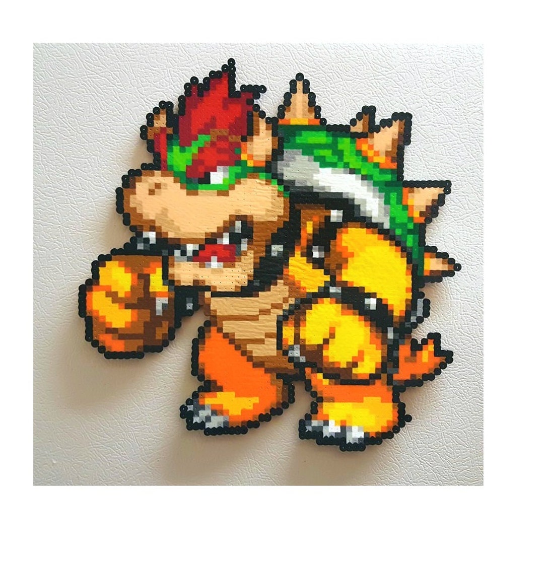 Super Mario Kart Bowser : r/beadsprites