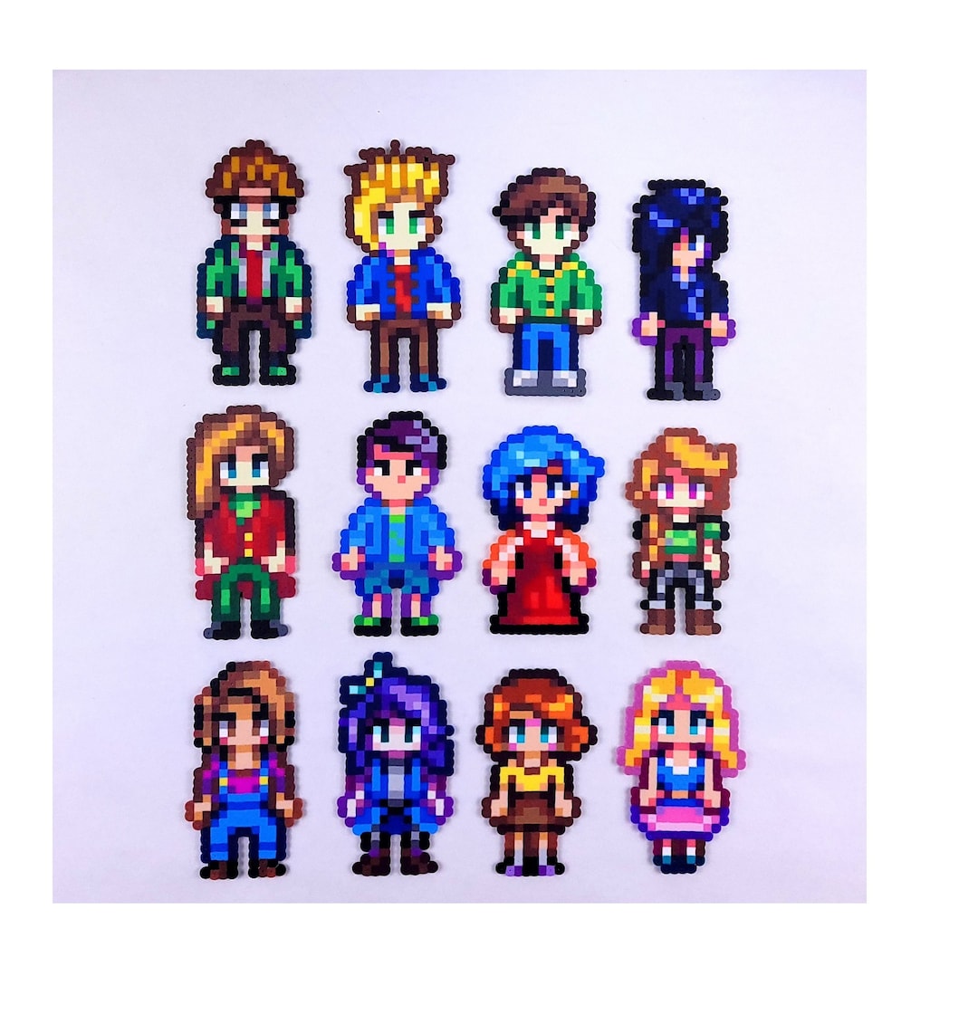 Stardew Valley, Perler, Bead Art, Romance, Bachelor, Bachelorette, Love