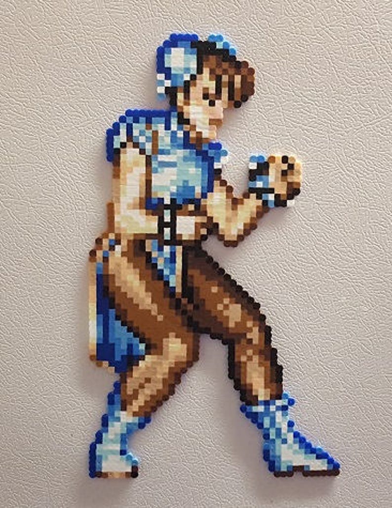 Street Fighter Perler SF2 Street Fighter 2 Pixel Art 8 Bit - Etsy UK