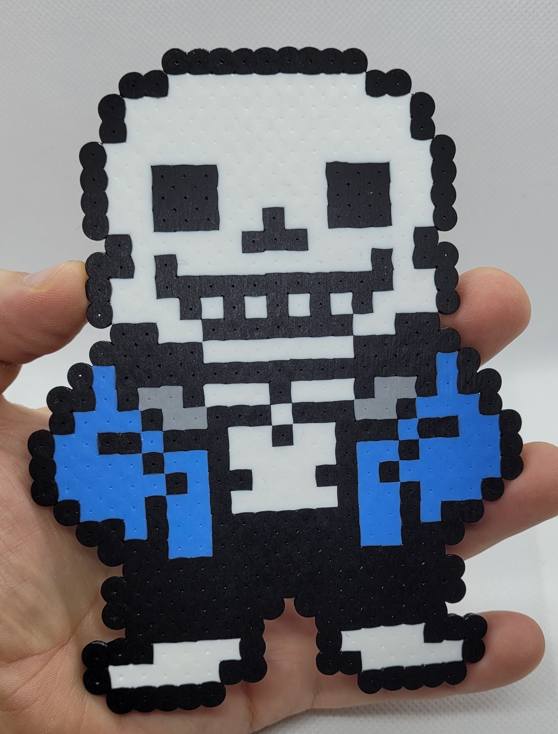 Sans Undertale Perler Bead Pattern - Sans Pixel Art Transparent PNG -  609x1050 - Free Download on NicePNG