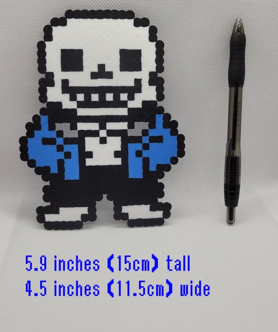 Awesome Face Perler Bead Pattern / Bead Sprite - Sans Pixel Art