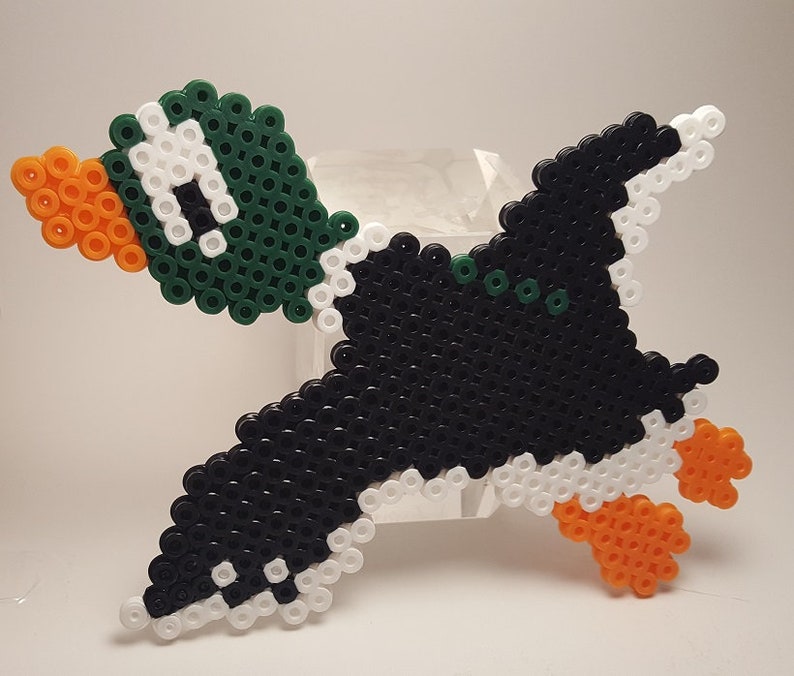 Duck Hunt perler beads fridge video game decor Etsy